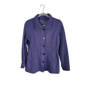 PrAna Catrina Jacket High Funnel Neck Button Front Flared Waistline Gorpcore XS